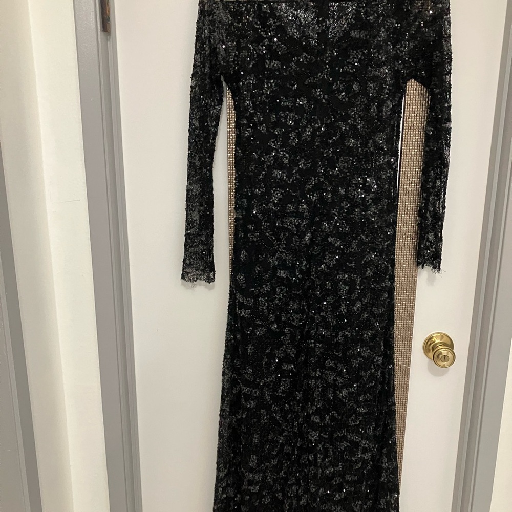 Zara Limited Edition Black  Midi Embellished dress.  NWOT size M/L - Picture 16 of 16